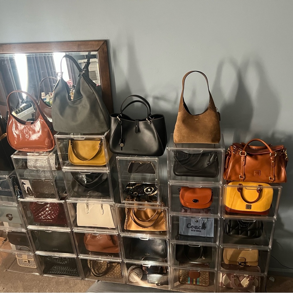Clear Stackable Storage Organizer for Handbags